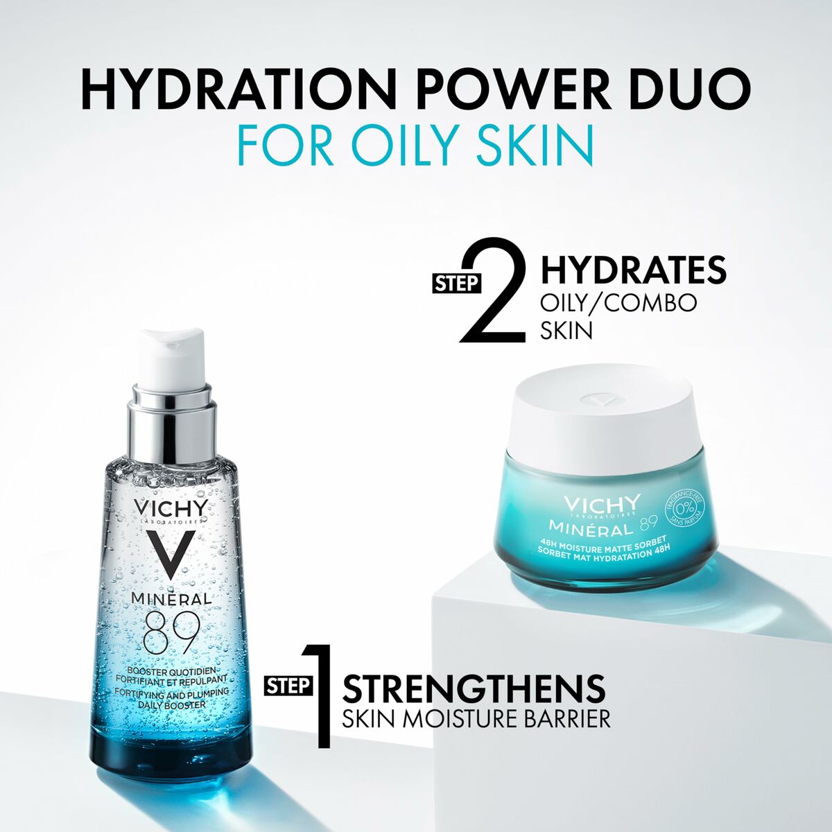 Moisturising Gel Vichy MINÉRAL 89 50 ml-2