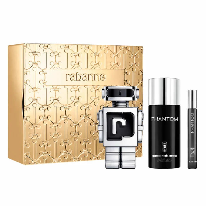 Paco Rabanne Rabanne Phantom eau de toilette spray 100 ml cofanetto 3 pz
