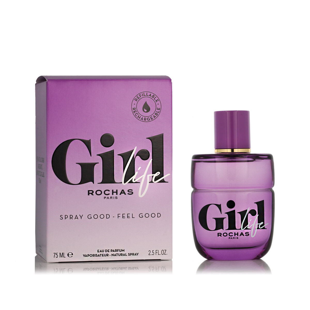 Profumo Donna Rochas Girl Life EDP 75 ml-0