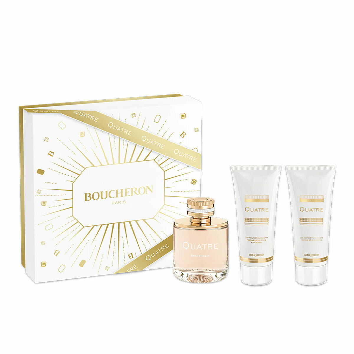 Set Parfum Dama Boucheron QUATRE POUR FEMME EDP 3 Piese-0