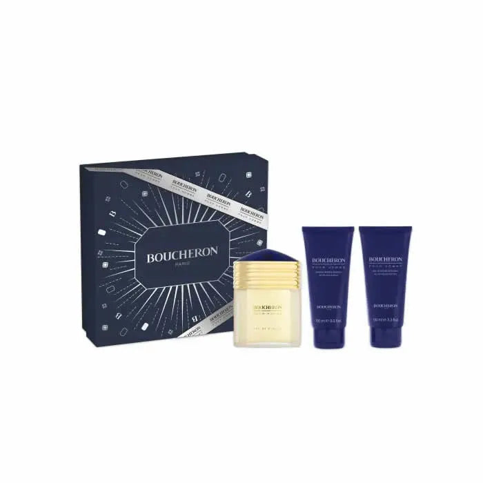 Boucheron Homme eau de parfum spray 100 ml cofanetto 3 pz