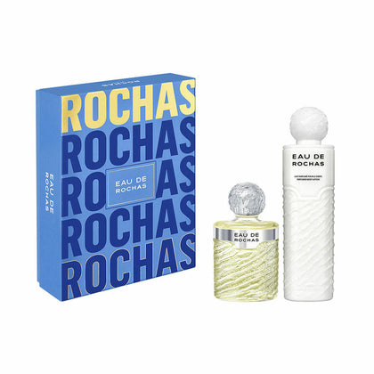 Set Profumo Donna Rochas Eau De Rochas 2 Pezzi