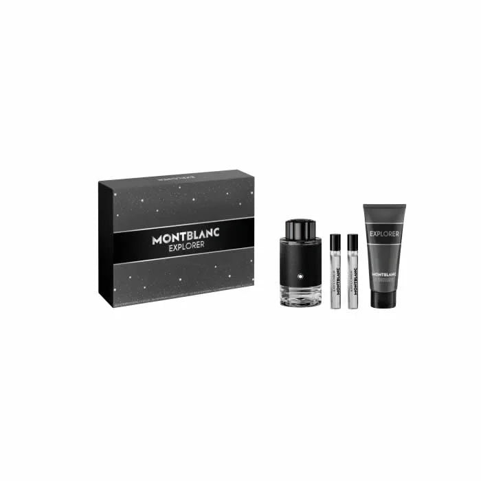 Montblanc Explorer eau de parfum spray 100 ml cofanetto 4 pz