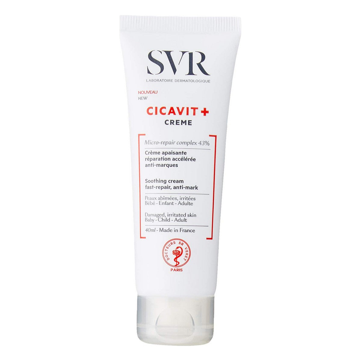 Crème Réparatrice Corps SVR Cicavit+ 40 ml-0