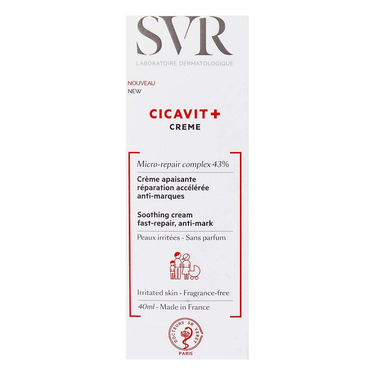 Crème Réparatrice Corps SVR Cicavit+ 40 ml-3