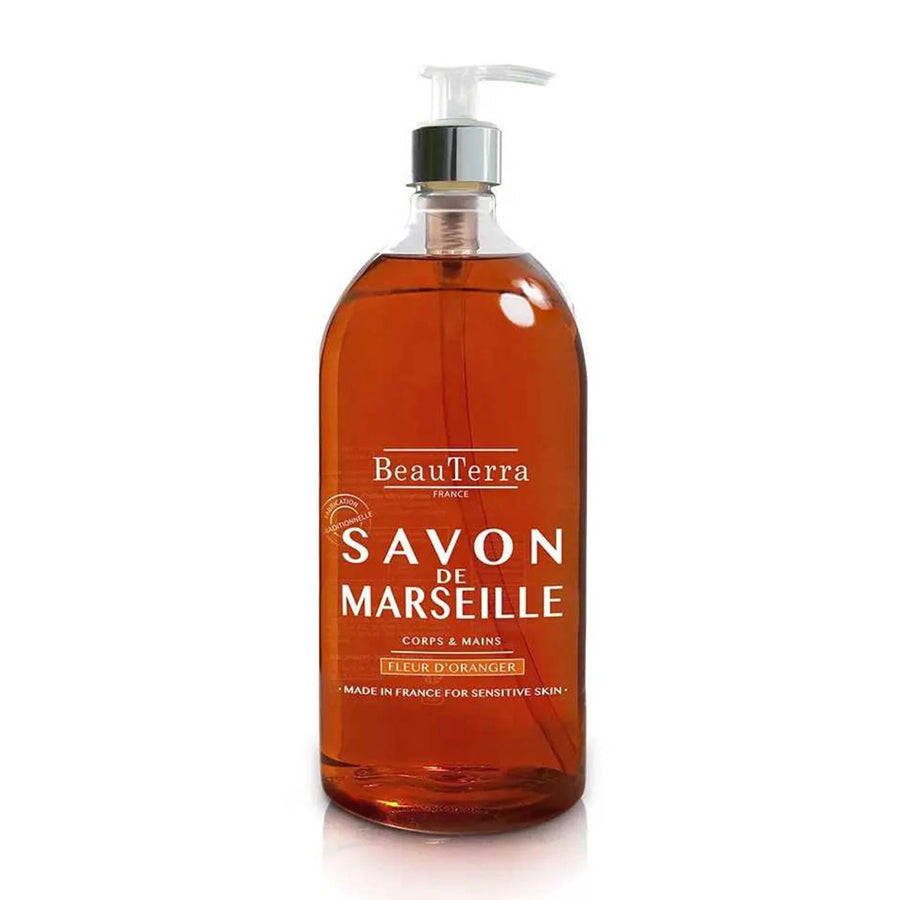 Beauterra Marseille sapone Flor De Naranjo 1000 ml