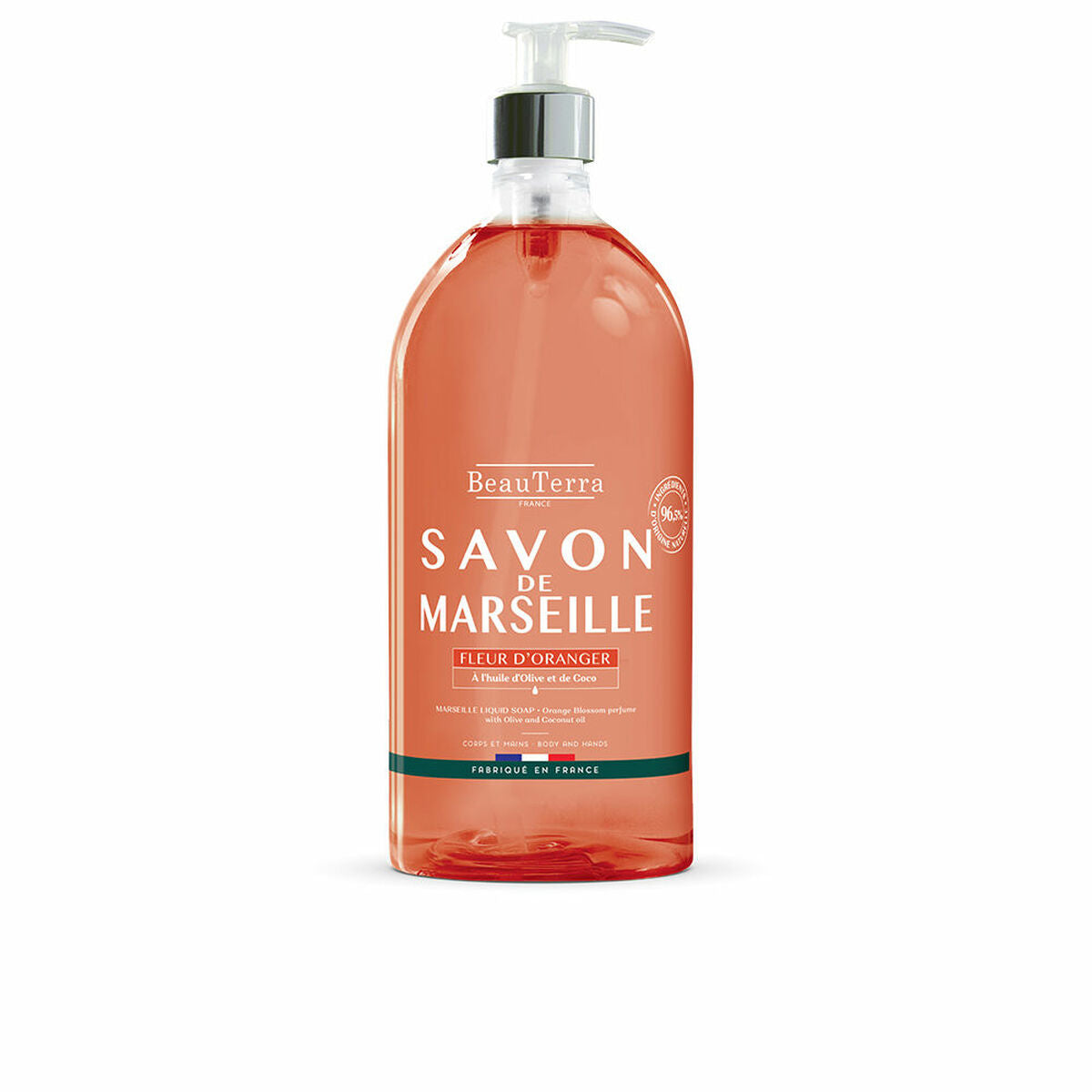 Liquid Soap Beauterra Marseille Universal Orange blossom Hands 1 L-0