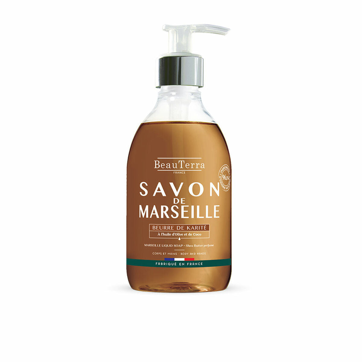 Flüssigseife Beauterra Savon de Marseille Sheabutter 300 ml-0
