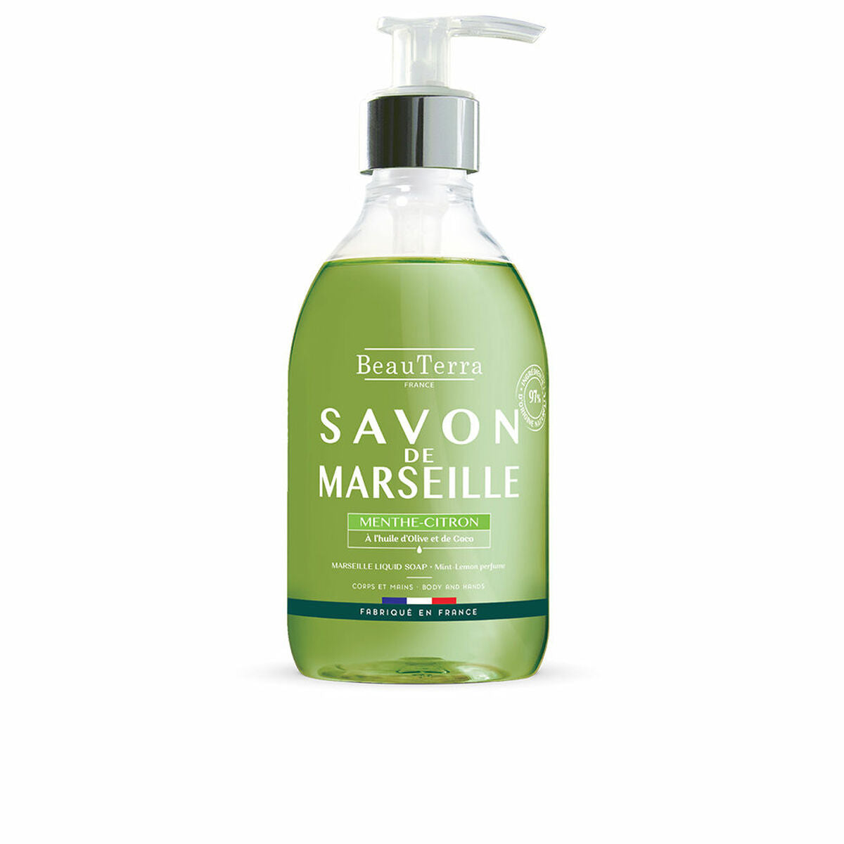 Flüssigseife Beauterra Marseille Hands Universal Lemon Mint 300 ml-0