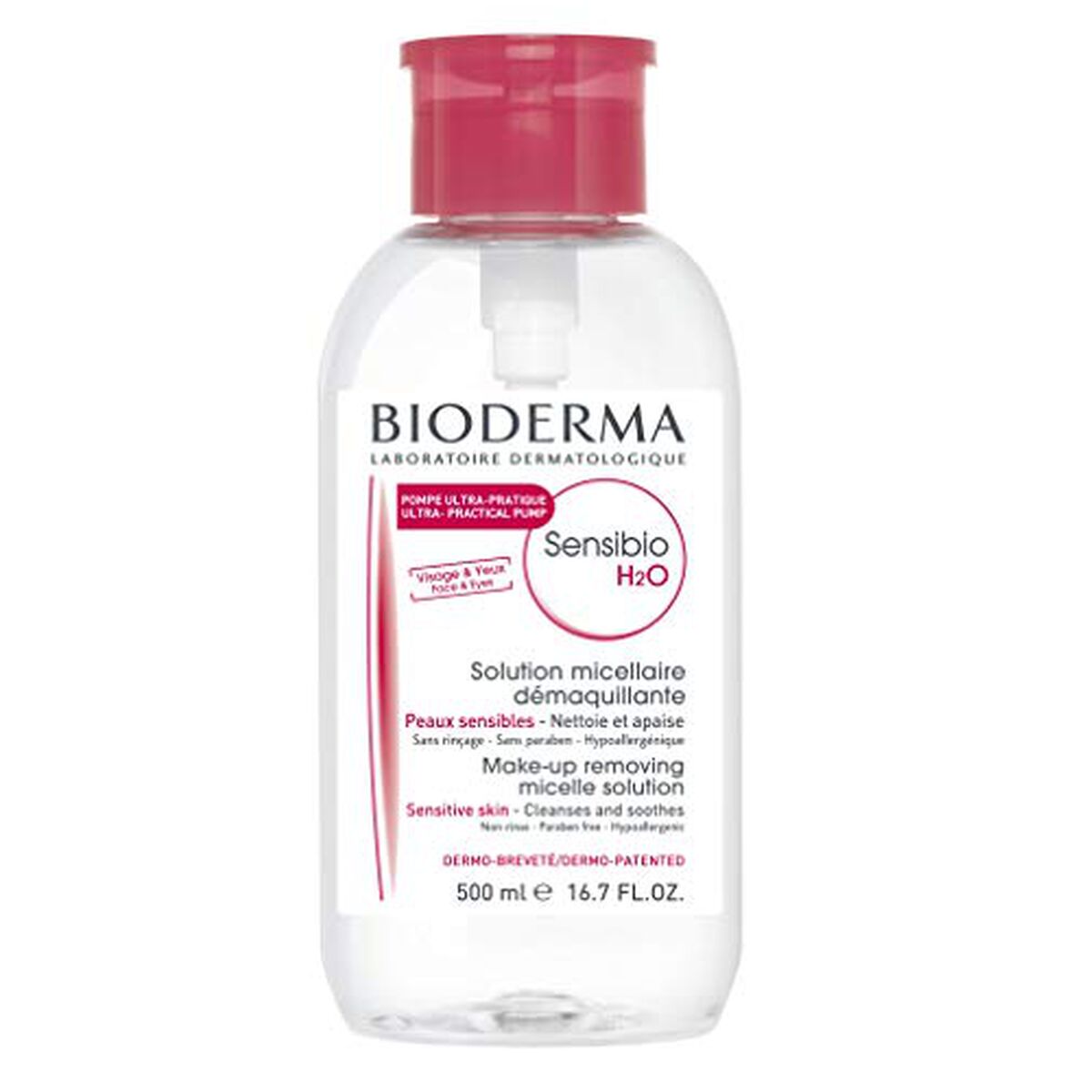 Demachiant facial Bioderma Sensibio 500 ml-0