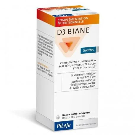 Pileje D3 Gocce Di Biano 15 ml
