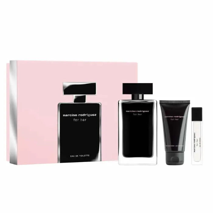 Narciso Rodriguez For Her eau de toilette spray 100 ml cofanetto 3 pz