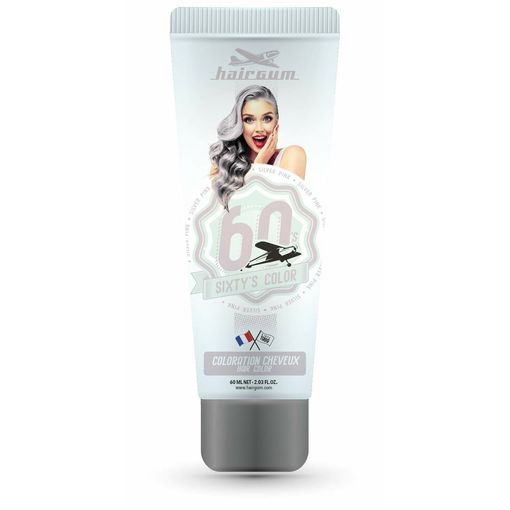 Hairgum Sixty's Color colorazione capelli Silver Pink