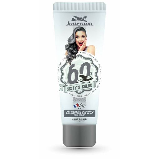 Hairgum Sixty's Color colorazione capelli Steel