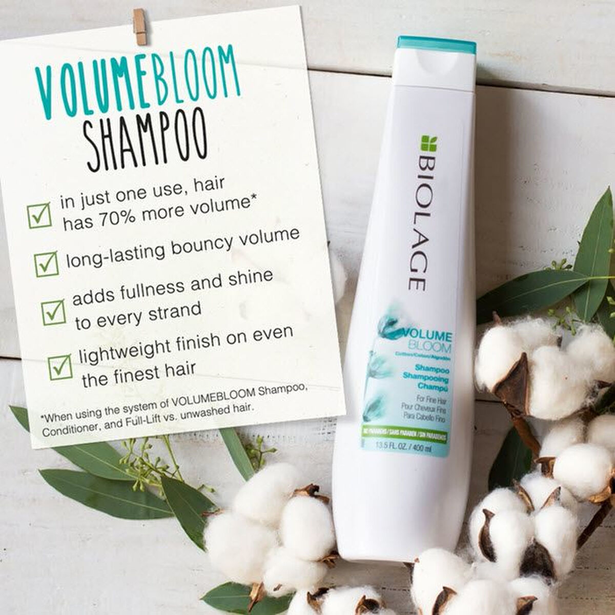 Volumising Shampoo Matrix Biolage Volumebloom-1