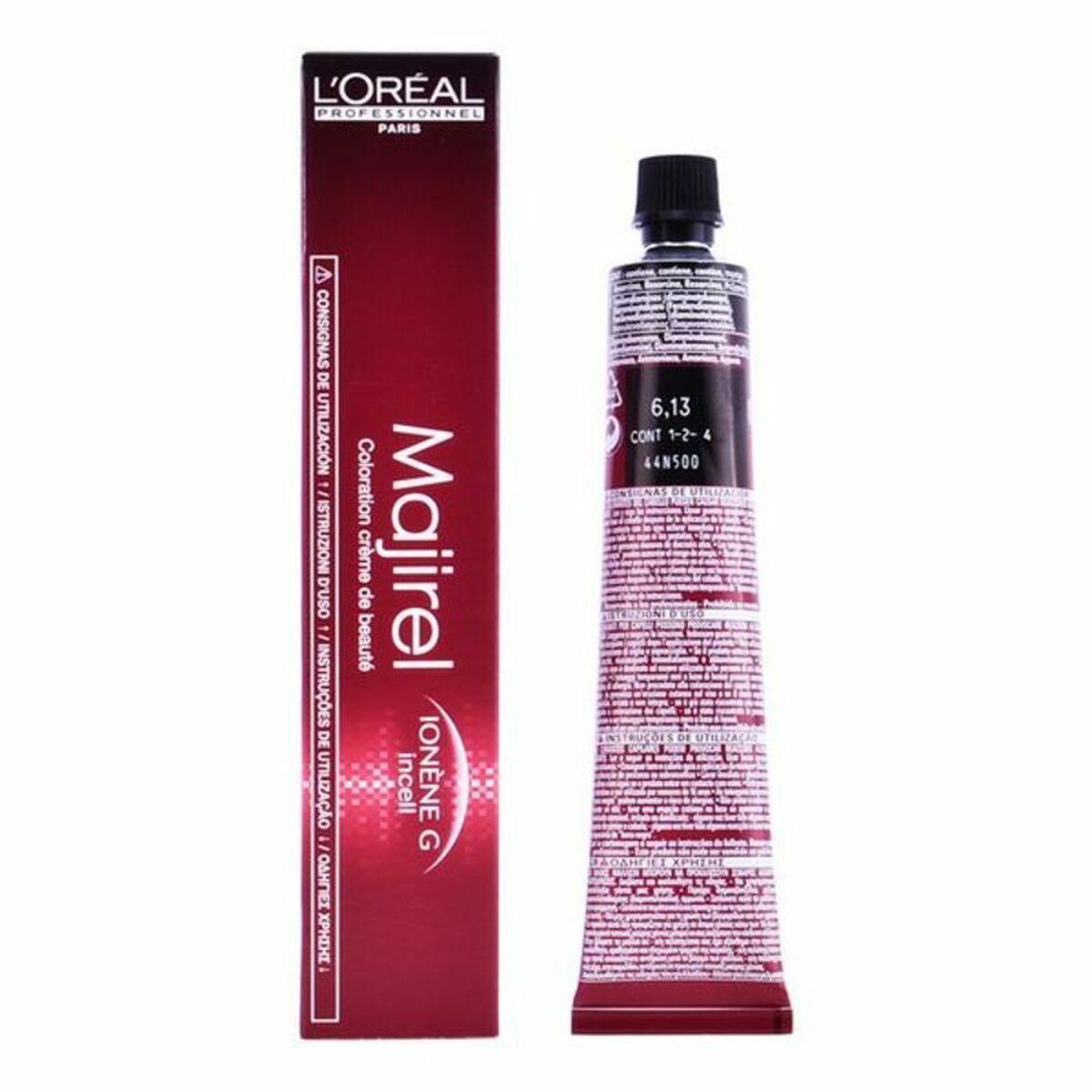Permanent Colour Creme Majirel N6,13 L'Oreal Professionnel Paris 2011 (50 ml) Nº 6,13 50 ml-0