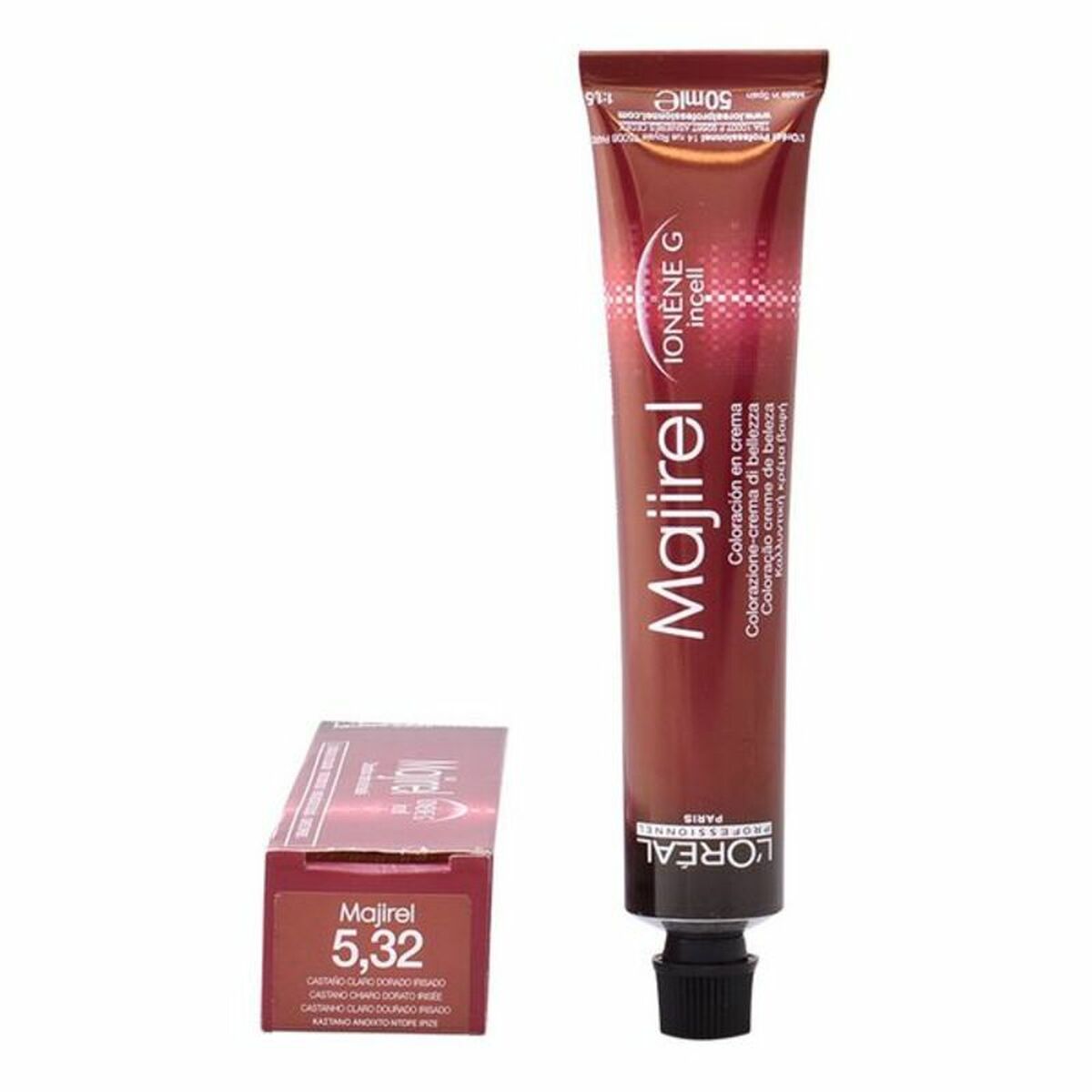 Permanent Colour Creme Majirel N5,32 L'Oreal Professionnel Paris LMAJ532 (50 ml) Nº 5,32 50 ml-0