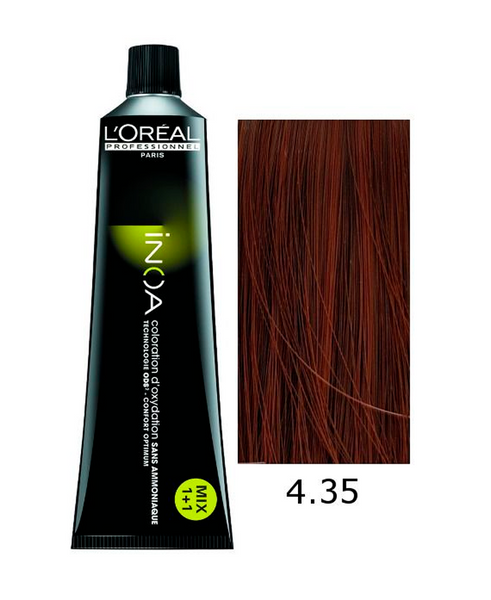 L'Oréal Professionnel Inoa No Ammonia Permanent Color 4,35 60 g - immagine 3