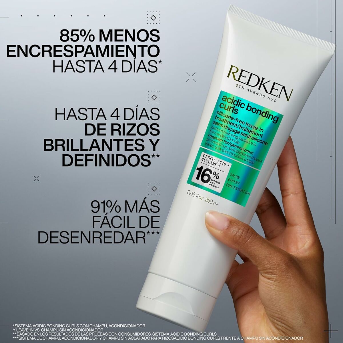 Maschera per capelli senza chiarificante Redken RICCI BONDING ACIDO 250 ml-3