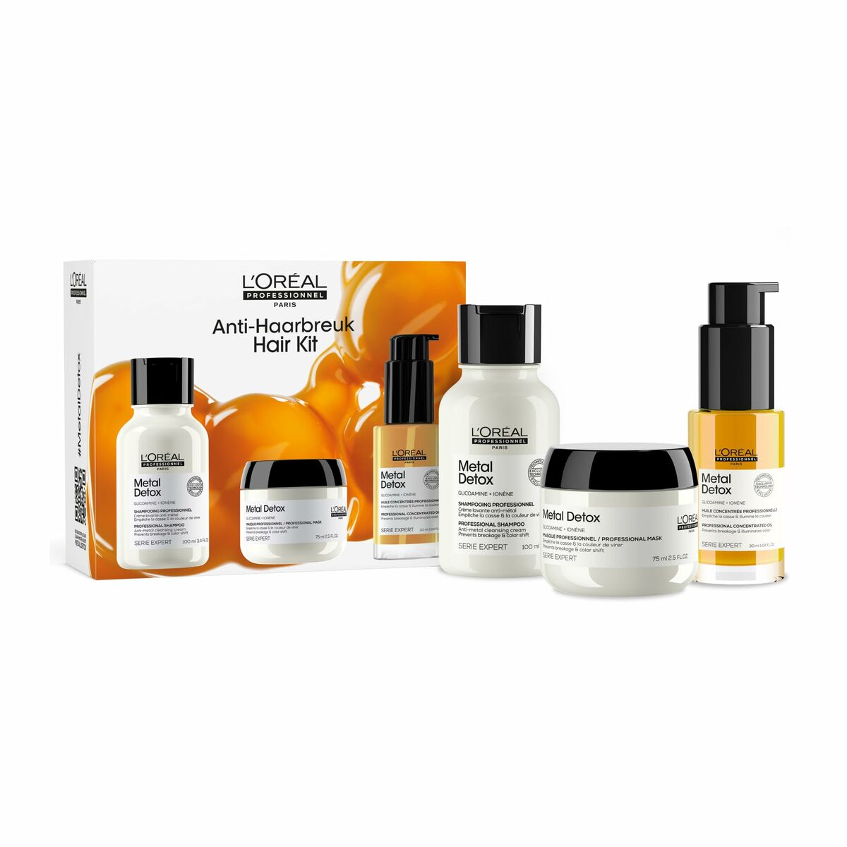 Set per capelli L'Oreal Professionnel Paris METAL DETOX 3 Pezzi-0