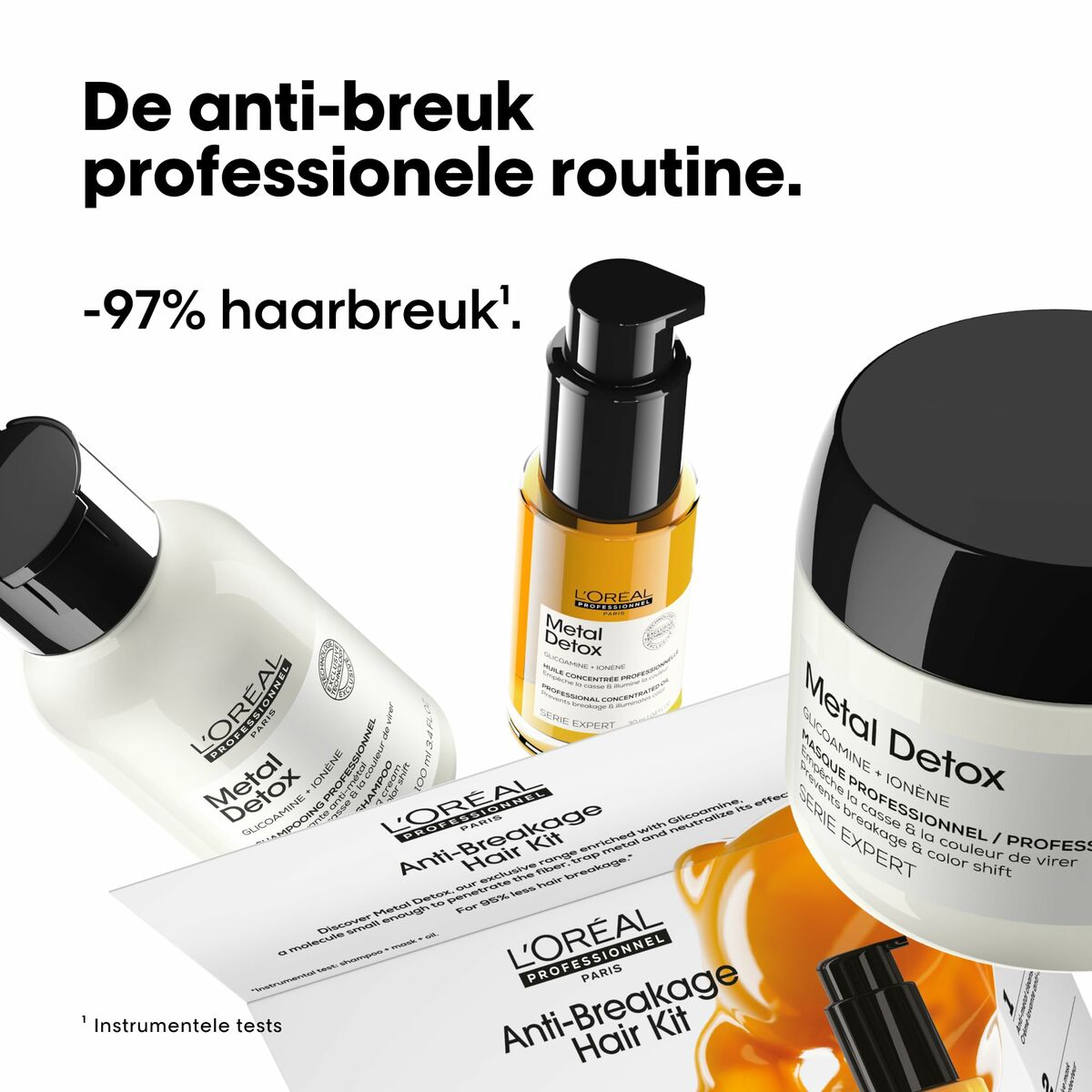 Set de coiffure L'Oréal Professionnel Paris METAL DETOX 3 Pièces-3