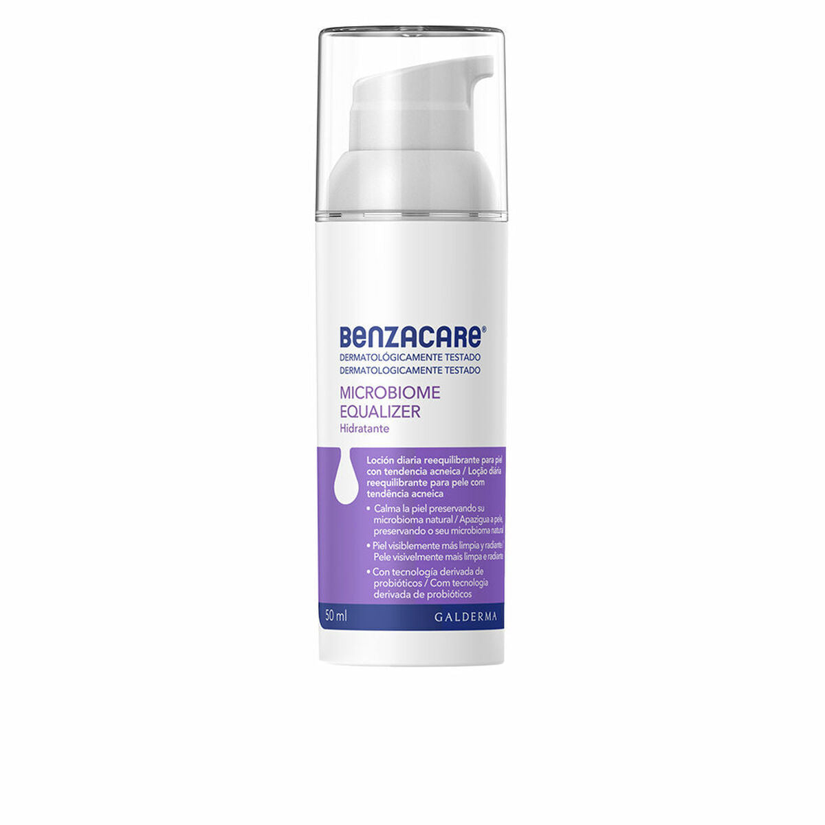 Crème visage Benzacare égaliseur de MICROBIOME 50 ml-0