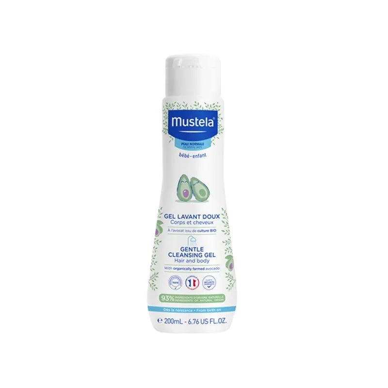 Mustela Dermolimpiador gel Bagno Detergente Delicato 200 ml