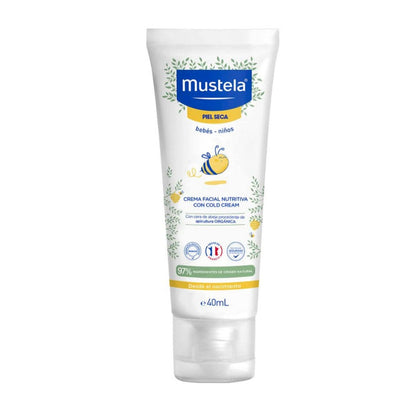 Crema viso nutriente Mustela Cold Cream Ragazzi Neonati (40 ml)