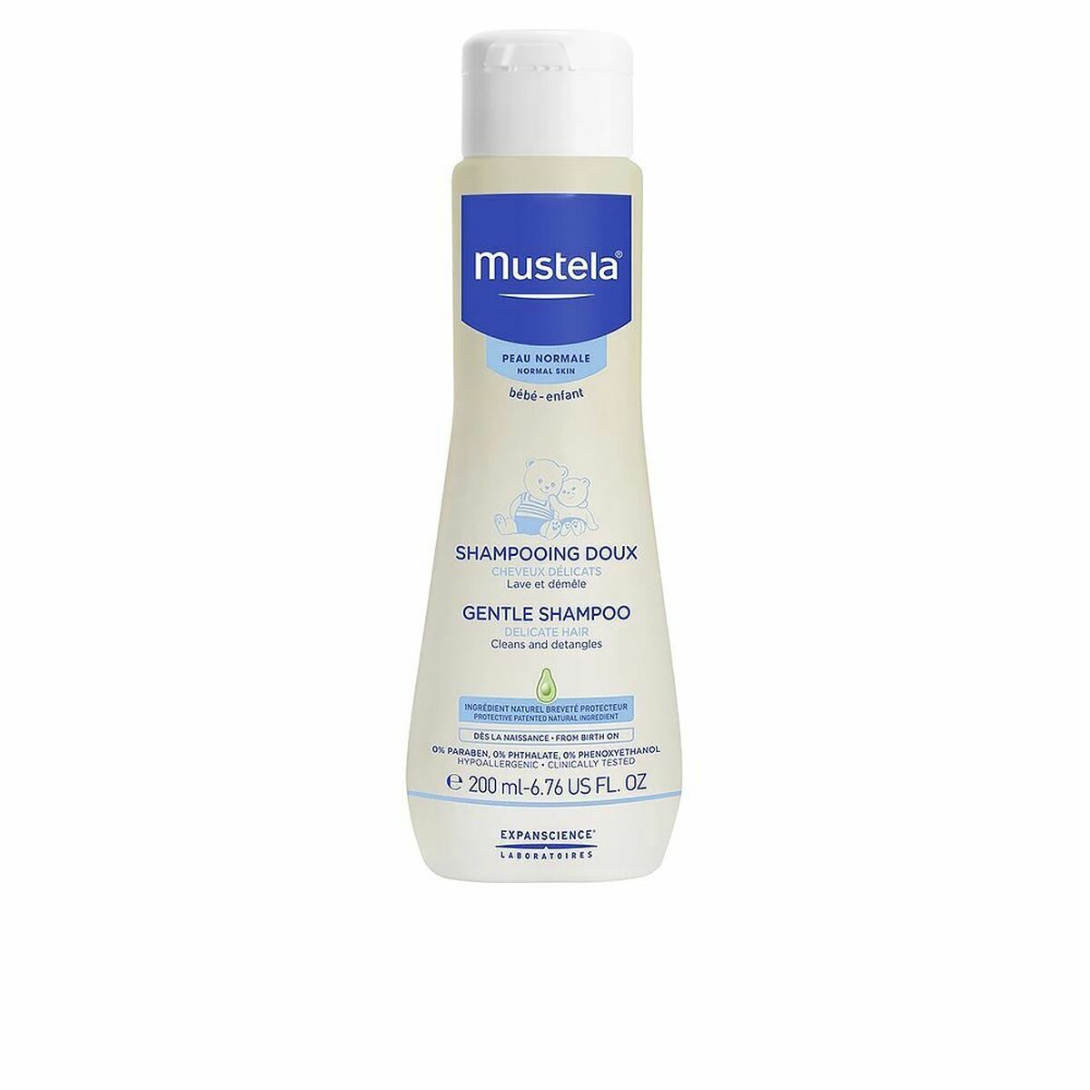 Shampoing doux Mustela (200 ml)-0