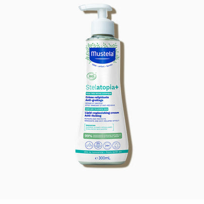 Crème Réparatrice Bébé Mustela Stelatopia+ Bio 300 ml