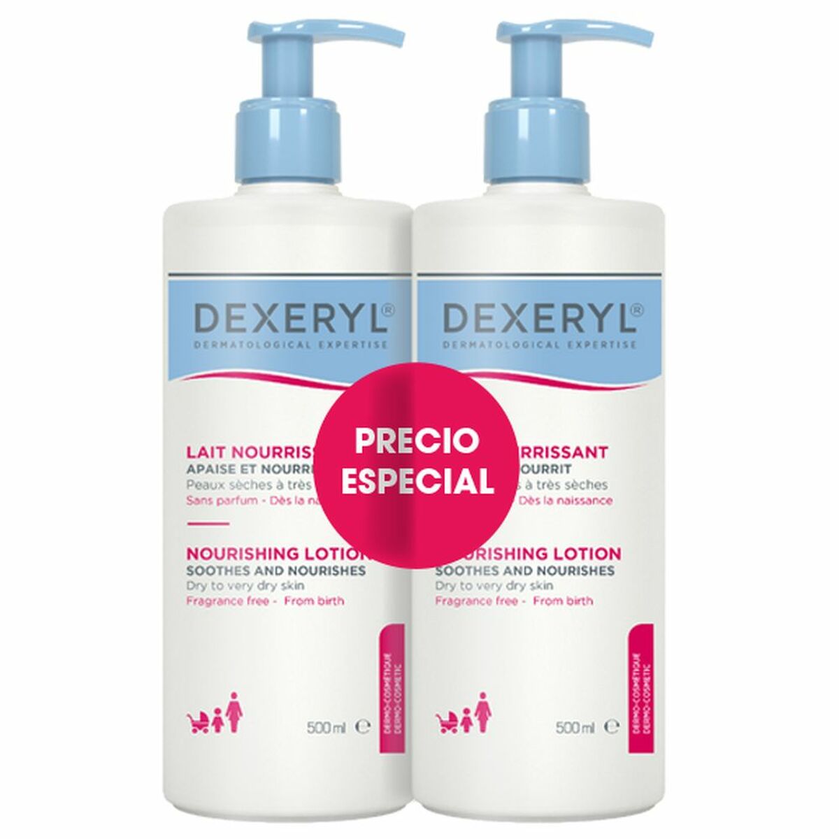 Damenkosmetikset Dexeryl LOCIÓN NUTRITIVA 500 ml-0