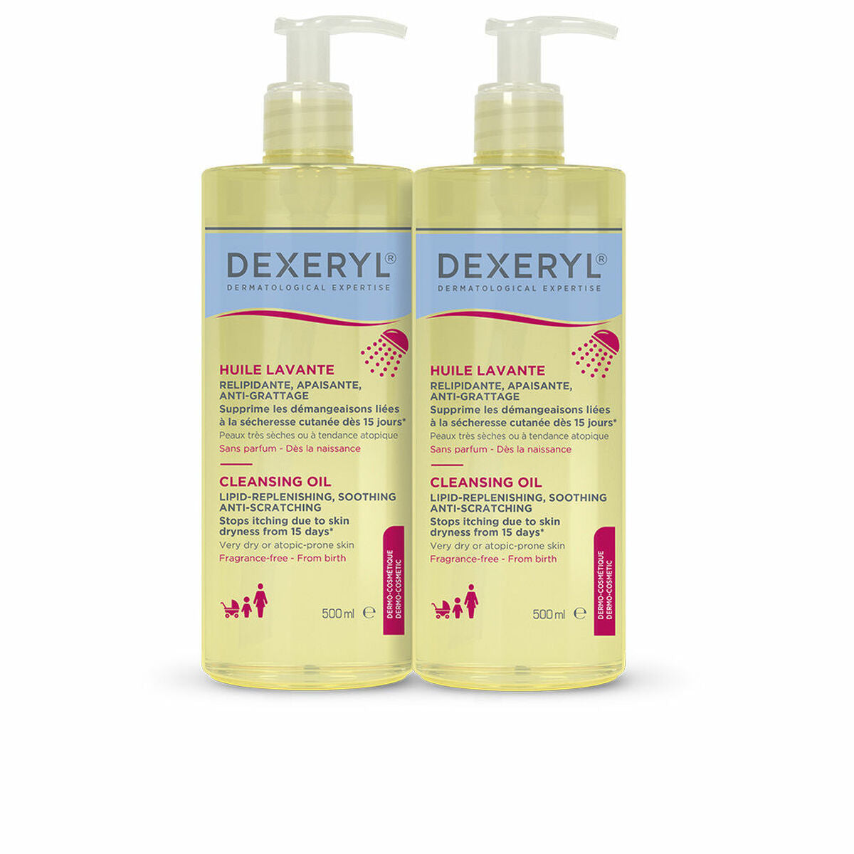 Duschöl Dexeryl Dermatologische Expertise 500 ml 2 Einheiten-0