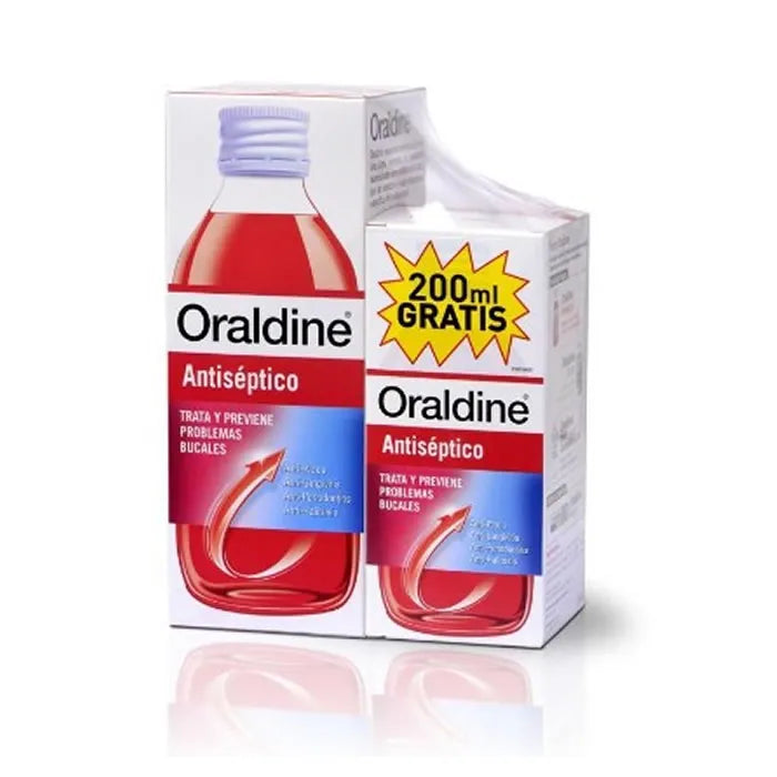 Oraldine Antiseptic 400 ml cofanetto 2 pz