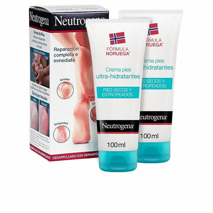 Crème Hydratante pour les Pieds Neutrogena Peaux Sèches (2 x 100 ml)