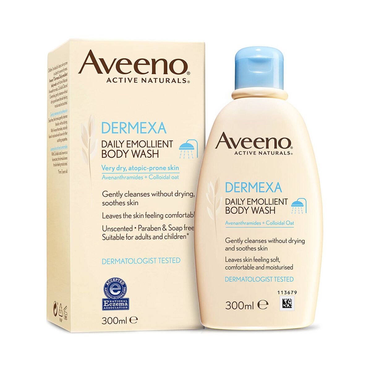 Gel douche Aveeno Dermexa 300 ml-0