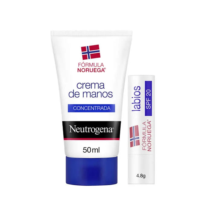 Neutrogena Scented Hand crema 50 ml + Lip Care Spf 20 4,8 g