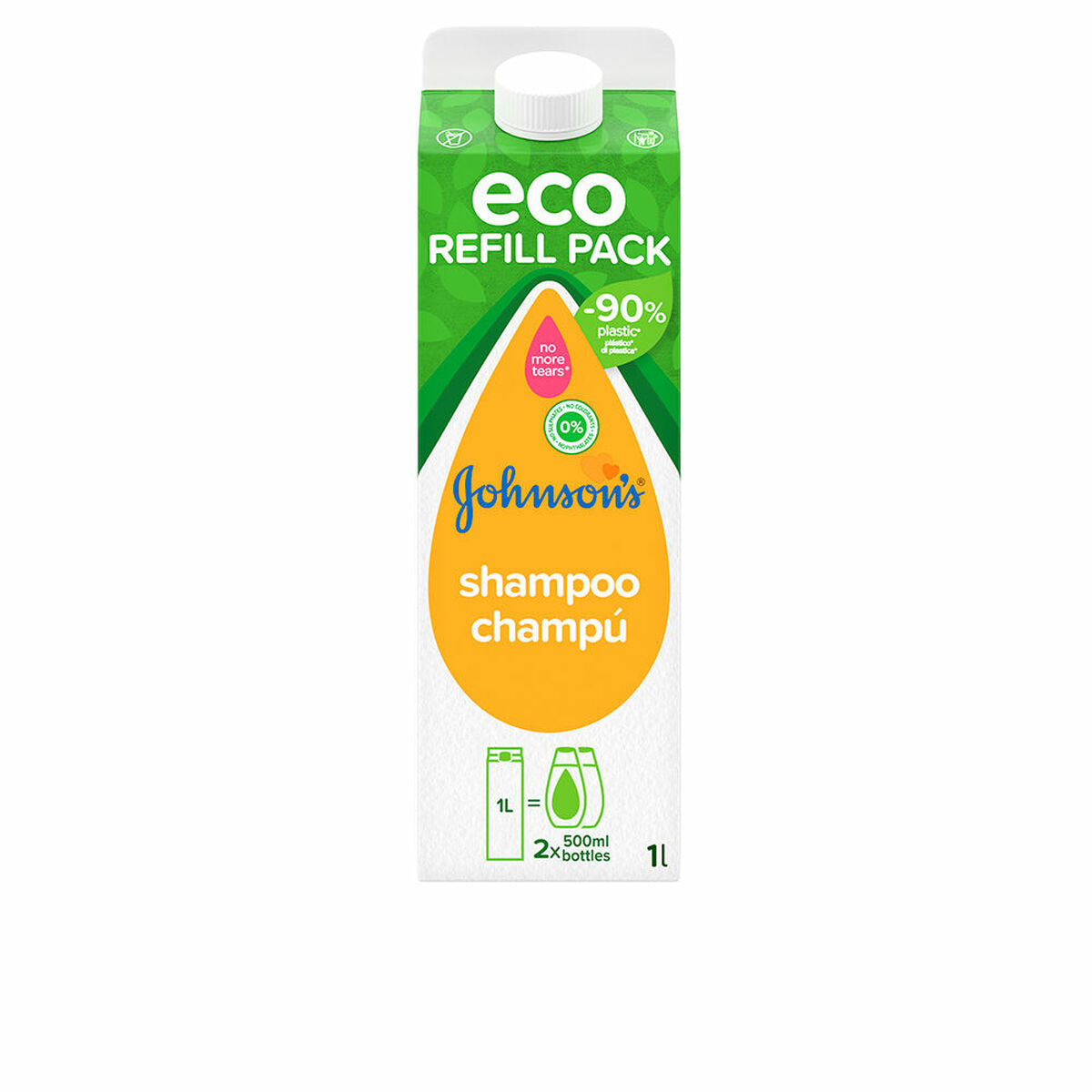 Shampoo Johnson's Eco Refill Pack Baby 1 L-0