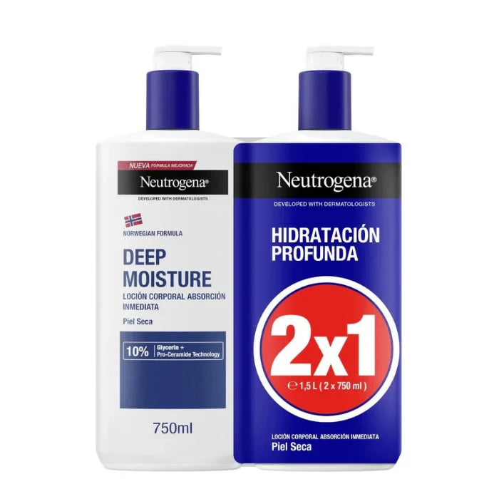 Neutrogena Lozione Idratante Neutrogena 2x750 ml