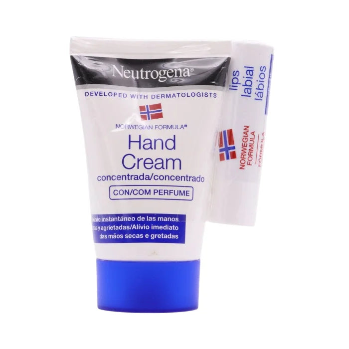 Neutrogena Concentrated Hand crema 50 ml + balsamo labbra
