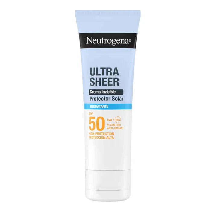 Neutrogena Ultra Sheer Invisible crema protezione solare idratante Spf50 50 ml