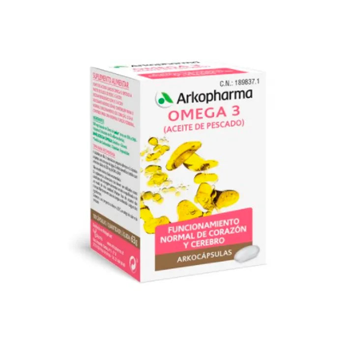 Arkopharma Arkocaps Omega 3 Fish olio 100 Capsules