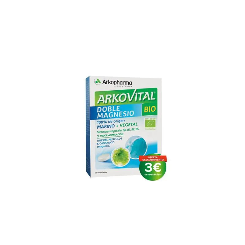 Arkopharma Arkovital Doppio Magnesio Bio 30 compresse