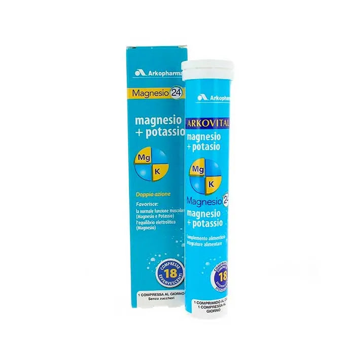 Arkopharma Arkovital Magnesio Potassio 18 compresse Effervescenti