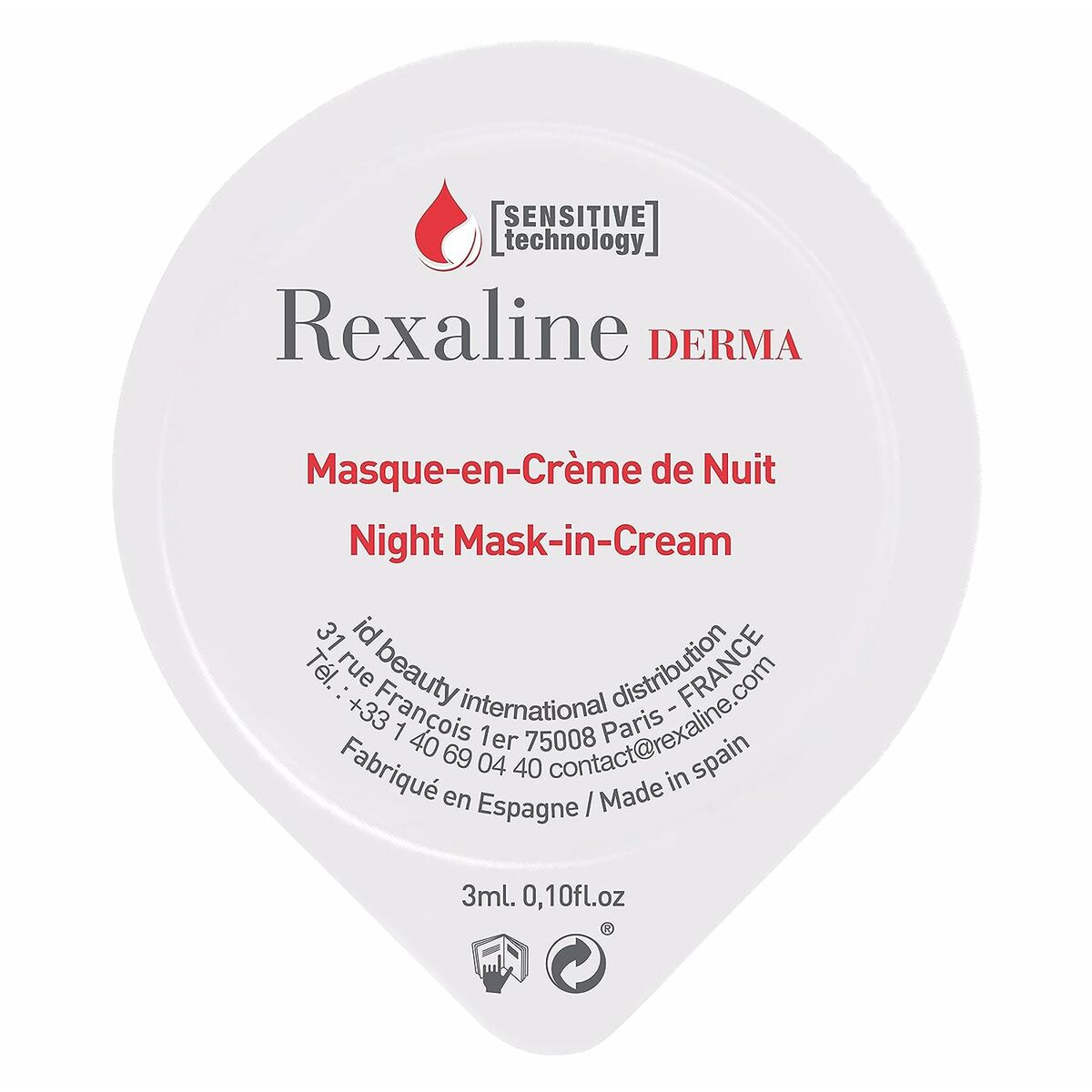 Masque Facial Rexaline 700227 3 ml-2
