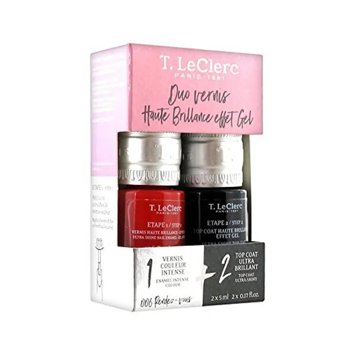 T.leclerc Haute Brillance Effet gel cofanetto 2 pz