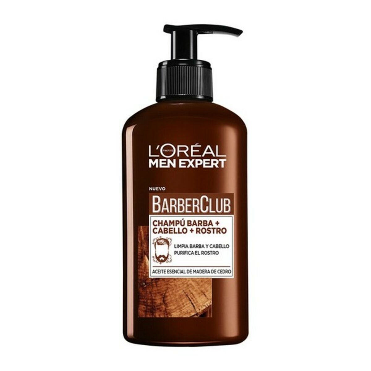Bartshampoo Men Expert Barber Club L'Oreal Make Up (200 ml)-0