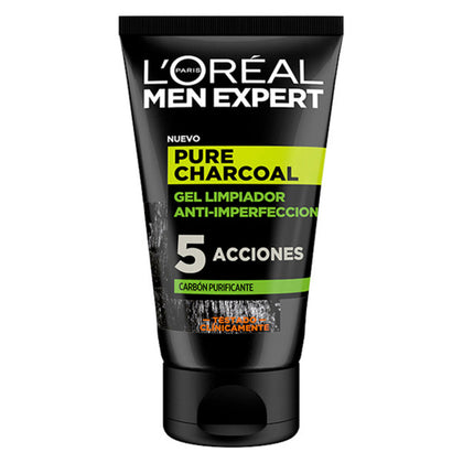 Gel Detergente Viso Carbone Puro L'Oreal Make Up 107 (100 ml) 100 ml