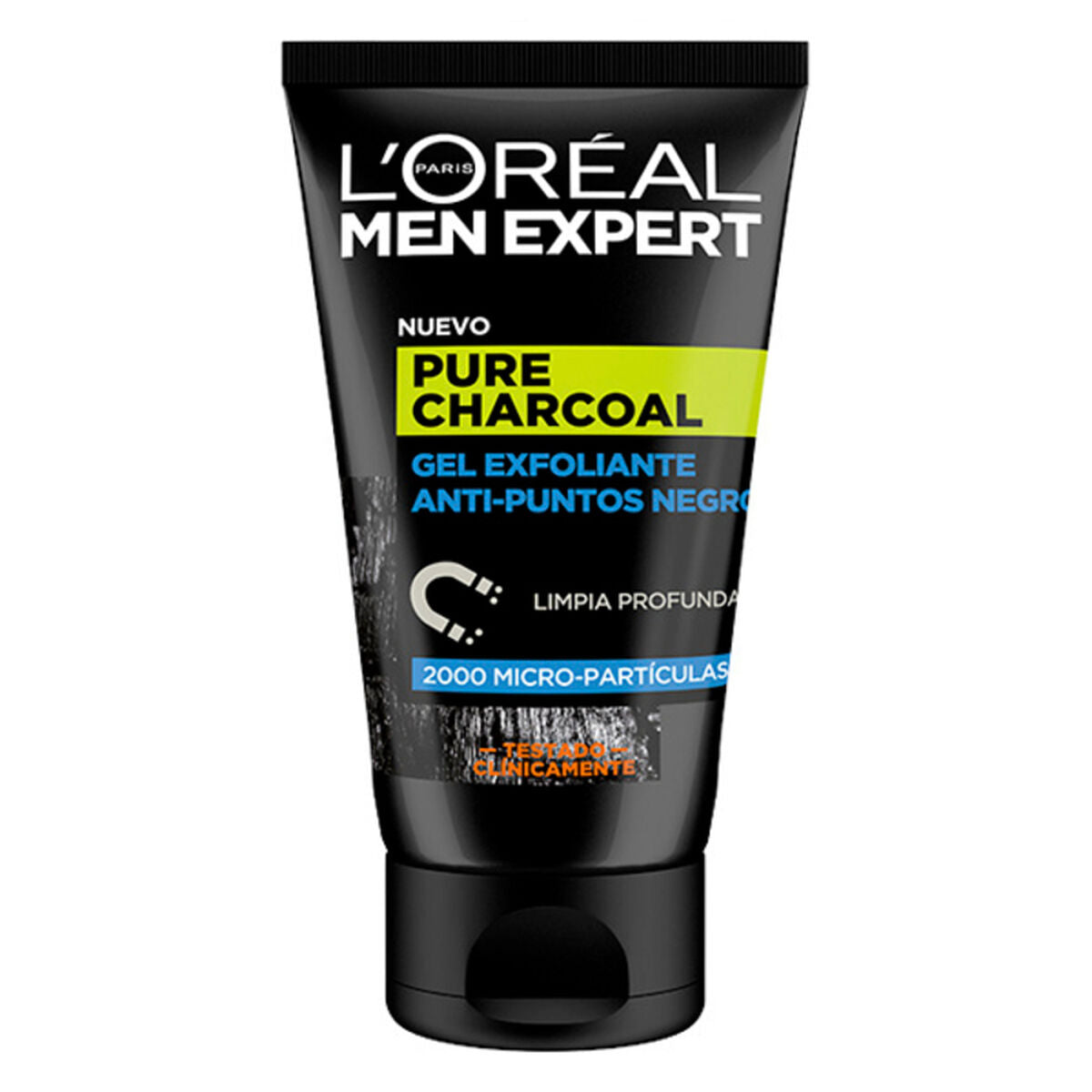 Gesichtspeeling Pure Charcoal L'Oreal Make Up Men Expert (100 ml) 100 ml-0