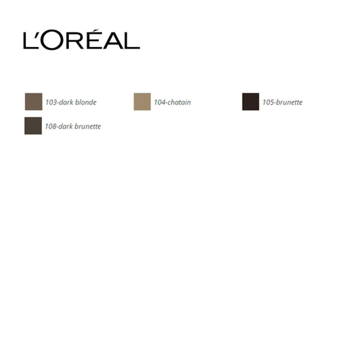 Eyebrow Pencil Skinny Definer L'Oreal Make Up (1,2 g)-1
