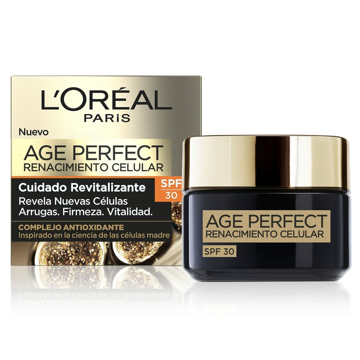 Crème pour le visage l'oréal maquillage âge parfait renouvellement cellulaire Spf 30 50 ml-0
